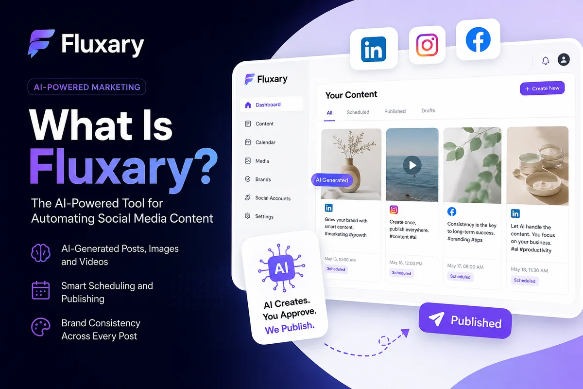 ¿Qué es Fluxary? La herramienta impulsada por IA para automatizar contenido en redes sociales